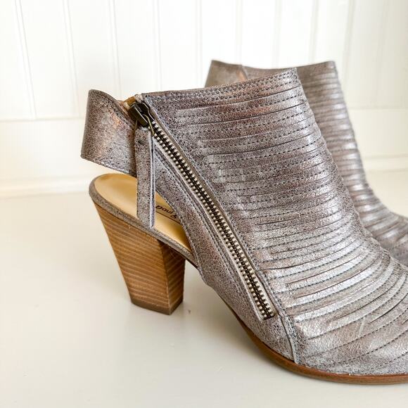 Paul Green Cayanne Peep Toe Sandal in Smoke Leather - Picture 5 of 11